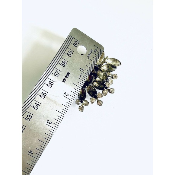 VTG RHINESTONE BROOCH Aurora Borealis - Picture 8 of 8